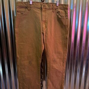 Dickies Men's Tan Straight Jeans